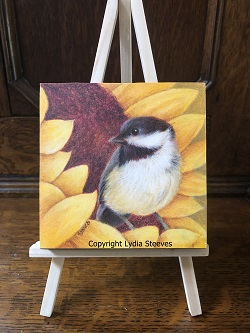 Critter Squares - Fall Chickadee and Sunflower CP e-Packet